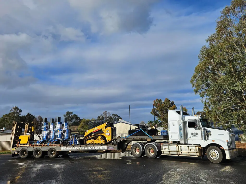 Truck with trailer